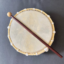 Load image into Gallery viewer, Shamanic Hand Drum with Beater - Traditional Plain Rope Design for Ceremonial Celebrations
