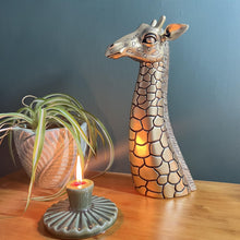 Load image into Gallery viewer, Gold-Colored 30cm Giraffe Head &amp; Neck Ornament
