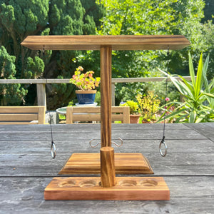 Wooden Ring Toss Game - Supplied fully assembled, for players of all ages, this game is perfect for both family gatherings and adult parties.