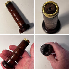 Load image into Gallery viewer, ANTIQUE BOBBIN LIGHT PULL,  upcycled from genuine antique bobbins, vintage bathroom ceiling light switch &amp; pull cord, unique piece of history for your bathroom
