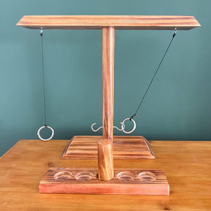 Wooden Ring Toss Game - Supplied fully assembled, for players of all ages, this game is perfect for both family gatherings and adult parties.