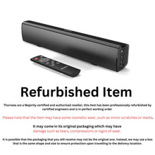 Load image into Gallery viewer, Refurbished - Majority Bowfell BLUETOOTH SOUND BAR for TV | 50 Watts Powerful 2.0 Stereo Sound | Soundbar

