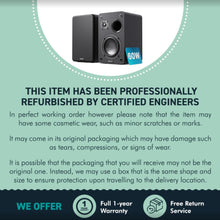 Load image into Gallery viewer, Refurbished Majority 𝗕𝗢𝗢𝗞𝗦𝗛𝗘𝗟𝗙 𝗣𝗔𝗦𝗦𝗜𝗩𝗘 𝗦𝗣𝗘𝗔𝗞𝗘𝗥𝗦 |Hi-Fi Stereo Speakers Pair for Tuners Hi-Fi systems with build in amplifiers | Stereo 2.0, 60W RMS | Solid Build and Compact Size D70X Passive BLACK
