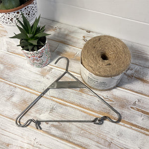 Cast iron hanging jute string dispenser garden accessory | Garden accessory | Supplied with 375m Natural Jute Twine