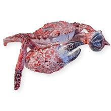 Load image into Gallery viewer, Hand-Painted Resin Crab Ornament, 28cm Wide – Unique Nautical Decor Gift
