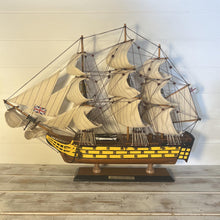 Load image into Gallery viewer, HMS Victory Model: Nelson&#39;s Iconic Flagship - Perfect Replica - Collector&#39;s Item | 46cm (H)
