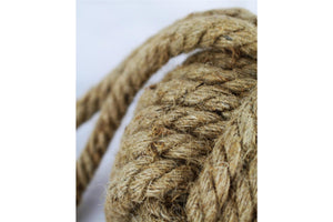 Heavy weight rustic natural rope Ball Weighted Door Stopper