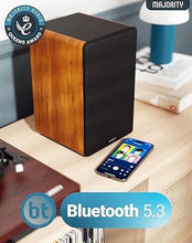 Load image into Gallery viewer, 5.3 Bluetooth Bookshelf Speakers | Hifi Stereo Speakers | 100W | Majority D100
