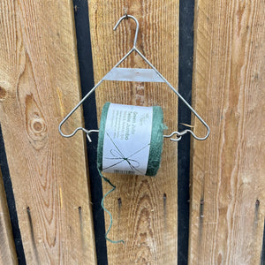 Cast iron hanging jute string dispenser garden accessory | Garden accessory | Supplied with 375m Green Jute Twine