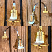 Load image into Gallery viewer, The Shop Keeper – The Brass Bell That Announces Every Visitor. No Batteries, No Wiring, Just That Unmistakable Ring.
