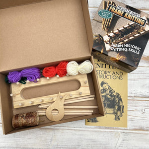 Discover Timeless Knitting Techniques with Our Frame Knitting Creative Kit | Unlock Historic Skills