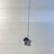 Load image into Gallery viewer, Dark Blue beach hut light pull | Nautical Theme Wooden Beach Hut Cord Pull Light Pulls
