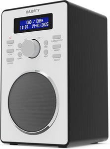 DAB, DAB+ Digital and FM Radio | Mains Powered DAB Radio with LED Display