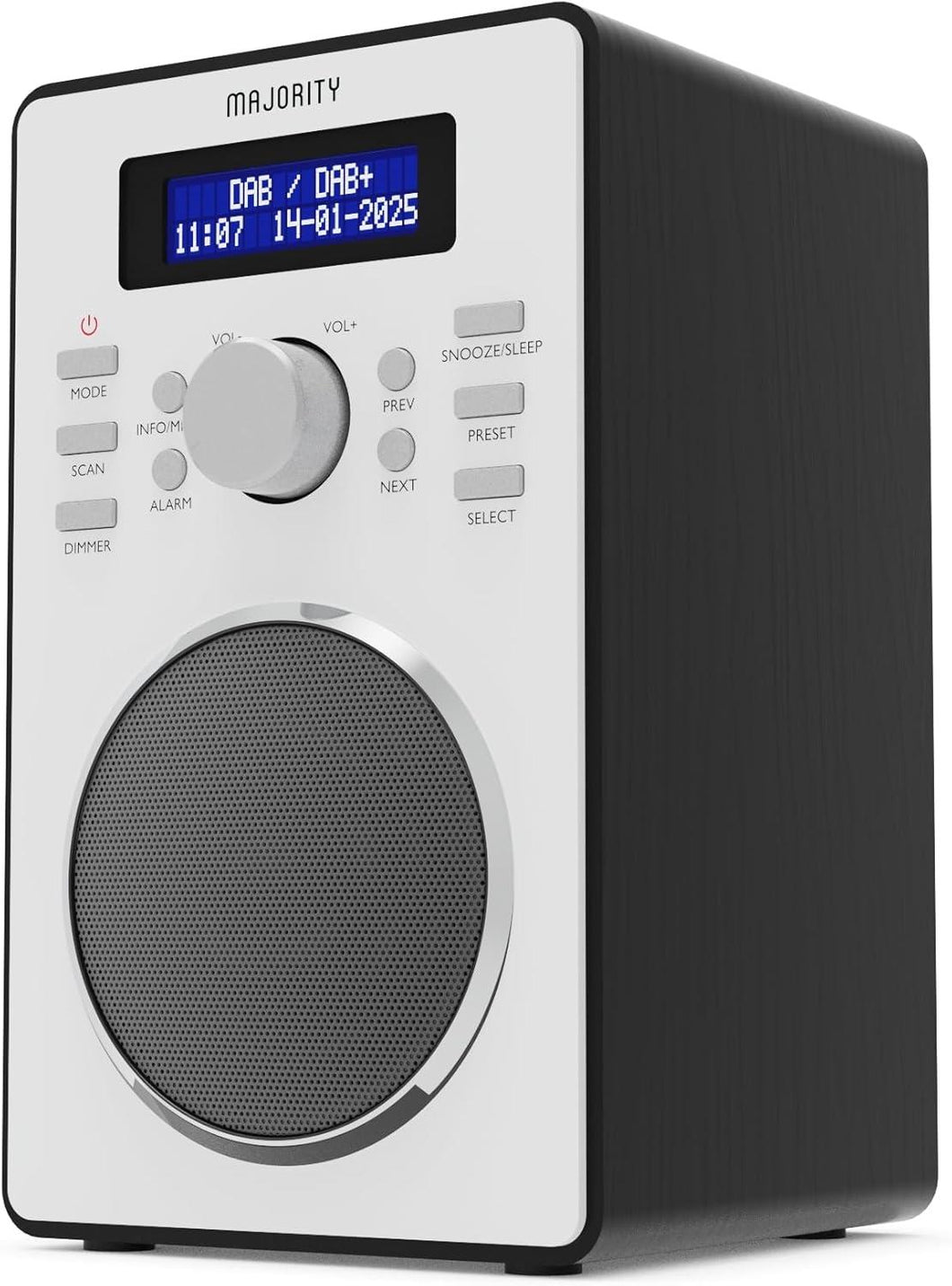 DAB, DAB+ Digital and FM Radio | Mains Powered DAB Radio with LED Display