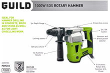 Load image into Gallery viewer, Guild Corded SDS Rotary Hammer Drill - 1000W
