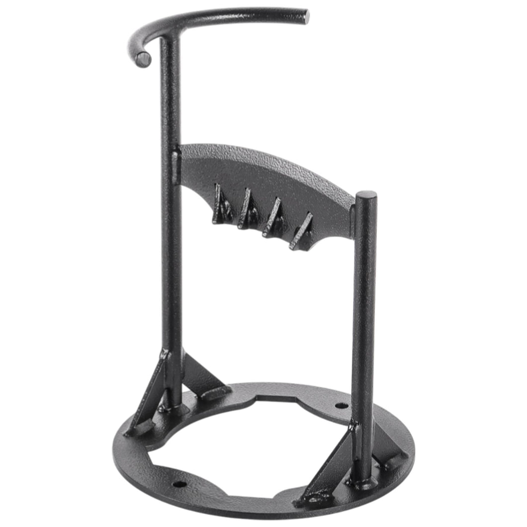 𝗖𝗔𝗦𝗧 𝗜𝗥𝗢𝗡 𝗪𝗢𝗢𝗗 𝗦𝗣𝗟𝗜𝗧𝗧𝗘𝗥 | 31cm (12”) (H) | Wood & Kindling Splitting Tool | Firewood Cutter with Pre-Drilled Base | Splitting Blade | Fireplace Decor