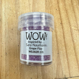 Wow! Embossing Powder 15ml | GRAPE FIZZ  regular | Free your creativity and give your embossing sparkle