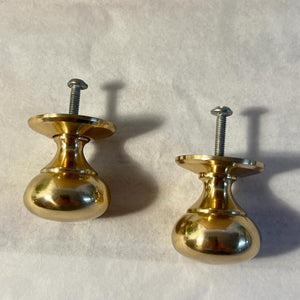 Mulberry Brass Knob | Set of 2 door knobs | Brass cupboard knobs | Cabinet hardware | Antique brass cupboard handles | Cupboard door handles | 30mm