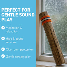 Load image into Gallery viewer, Small Chilean Cactus Rainstick | Rainmaker - 15 cm Handmade Percussion Instrument with a Gentle Rain Sound
