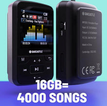 Load image into Gallery viewer, MP3 Player with Bluetooth, Portable Music Player with Headphones, 8GB Bluetooth
