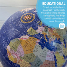 Load image into Gallery viewer, 20cm Globe with stand on a tripod
