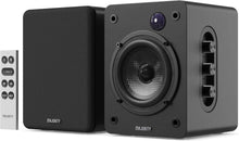 Load image into Gallery viewer, Majority D50X BLUETOOTH PC SPEAKERS – 60W Hi-Fi 2.0, Wireless, HDMI ARC, Optical, AUX &amp; USB, Remote, Black
