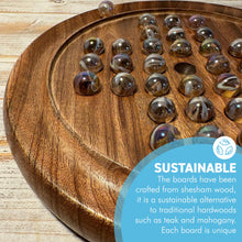 Load image into Gallery viewer, 22cm solitaire with Fairy glass marbles
