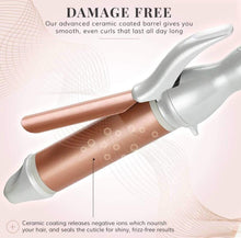 Load image into Gallery viewer, Deluxe Curling Tongs Rose Gold Edition | 34mm
