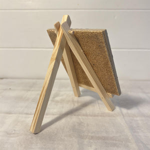 Compact Wooden Display Easel - 15cm High: Perfect for Small Artworks, Photos, and Tabletop Displays - Durable, Stylish, and Portable Design