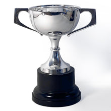 Load image into Gallery viewer, Elegant 18cm Silver Trophy Cup, Champagne Coupe design - Ideal Award for achievements &amp; celebrations
