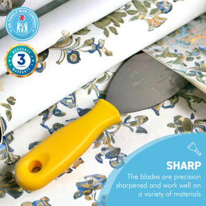 3 INCH WALLPAPER STRIPPING TOOL | Wallpaper scraper sharp | DIY scraper | Heavy duty scraper | Wallpaper stripper | 21cm (L) handle with 8cm blade