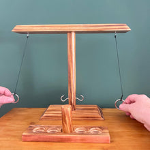 Load image into Gallery viewer, Wooden Ring Toss Game - Supplied fully assembled, for players of all ages, this game is perfect for both family gatherings and adult parties.
