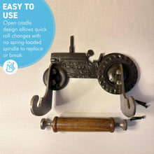 Load image into Gallery viewer, The Vintage Tractor Toilet Roll Holder – Solid Cast Iron with a Farmyard Heart
