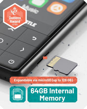 Load image into Gallery viewer, 𝗠𝗣𝟯 𝗣𝗟𝗔𝗬𝗘𝗥 𝗪𝗜𝗧𝗛 𝗕𝗟𝗨𝗘𝗧𝗢𝗢𝗧𝗛 | Kids MP3 Player with Speaker &amp; Headphones | MP3-Player 64GB Internal Memory – Expandable 128GB | Music Player 40 Hours Battery Life | Mini MP300 Player | Oakcastle mp300
