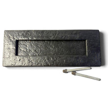 Load image into Gallery viewer, The Antique Cast Iron Letter Box Plate – A Traditional Front Door Letter Box Flap
