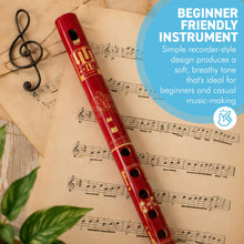Load image into Gallery viewer, The Painted Bamboo Flute – A 25cm Handmade Peruvian Wind Instrument
