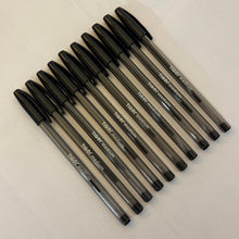Load image into Gallery viewer, Pack of 10 Black Ballpoint Pens Ultra Glide Smooth Writing German Ink Medium Tip Office School Home
