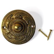 Load image into Gallery viewer, The Rococo – An Ornate Solid Brass Bell Push That Makes Visitors Notice the Door Before They Ring It
