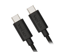 Load image into Gallery viewer, Veho USB-C to USB-C Cable 1m – Fast Charging, High-Speed Data Transfer, Durable 𝗧𝗬𝗣𝗘-𝗖 𝗨𝗦𝗕-𝗖 for Phones, Tablets &amp; Laptops

