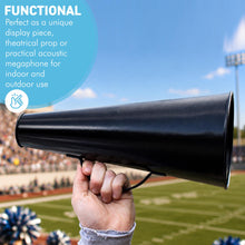 Load image into Gallery viewer, Vintage Director's Metal Megaphone — Classic Hollywood Film Prop &amp; Loud Hailer | Fancy Dress, Photo Shoots, Sports Days
