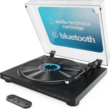 Load image into Gallery viewer, Refurbished Majority Auto FULLY AUTOMATIC RECORD PLAYER WITH BLUETOOTH OUTPUT 5.3 | USB Recording to USB Stick | Built-in Pre-Amplifier | Aluminium Platter | RCA Output | Slip mat &amp; Remote Control
