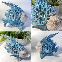 Load image into Gallery viewer, Angel Fish Ornament in the style of Marine Coral, Marine Inspired Gift
