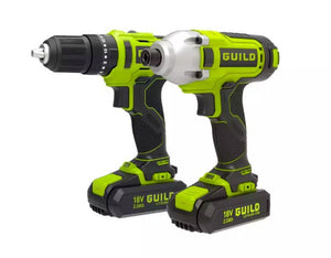 Guild 2.0AH Cordless Combi Drill and Impact Driver - 18V