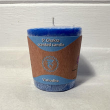 Load image into Gallery viewer, Blue Throat Chakra Candle - Enhance Communication and Self-Expression
