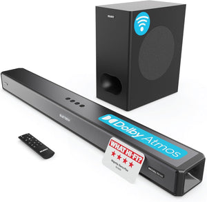Majority Sierra Plus 2.1.2 𝗪𝗜𝗥𝗘𝗟𝗘𝗦𝗦 𝗦𝗢𝗨𝗡𝗗 𝗕𝗔𝗥 with Dolby Atmos - Black