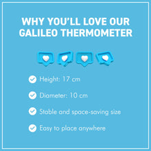 Load image into Gallery viewer, Stunning Teardrop Galileo Thermometer – A Timeless Blend of Science &amp; Style
