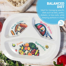 Load image into Gallery viewer, Pack of 24 x 10" Rectangle Portion Control Plates for Balanced Diet
