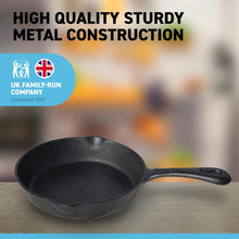 Load image into Gallery viewer, Ultimate Cast Iron Skillet Duo – 6.5" &amp; 8" Pre-Seasoned Pans for Perfect Cooking Every Time
