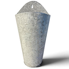 Load image into Gallery viewer, The Country Wall Planter – A Vintage Style Galvanised Metal Hanging Basket
