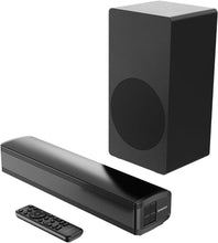 Load image into Gallery viewer, Oakcastle SB40 Xtra 2.1 Soundbar with Wired Subwoofer – 90W, HDMI ARC, Bluetooth 5.4
